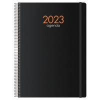 AGENDA 2025 SYNCRO DÍA PÁGINA 21 X 29 CM NEGRO DOHE 11617 - 25· (Espera 4 dias)